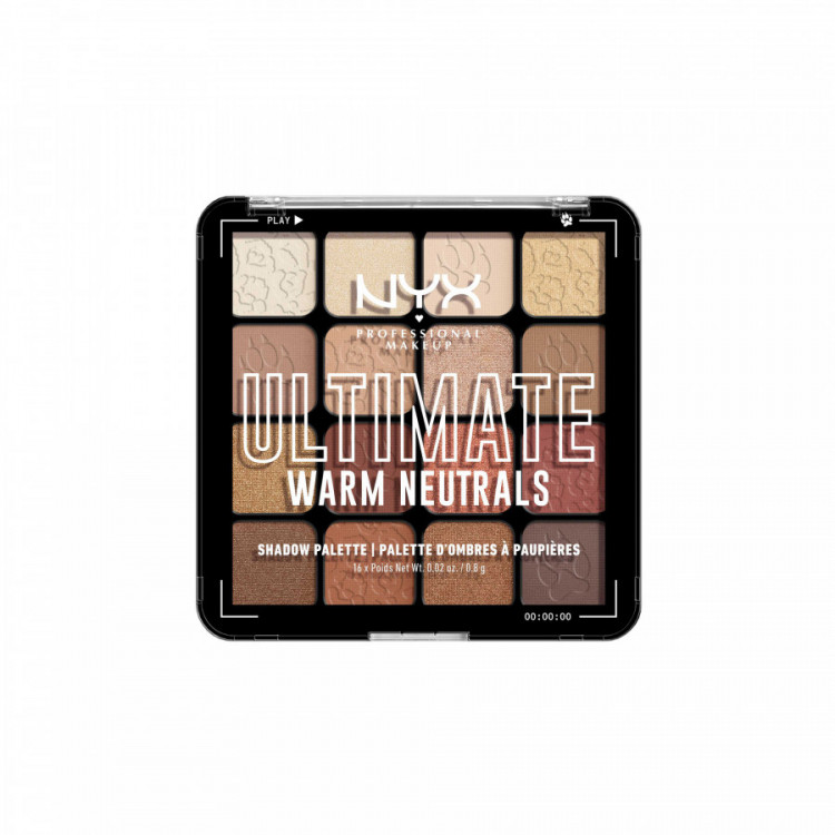 Palette 16 ombres à paupières Ultimate Warm neutral