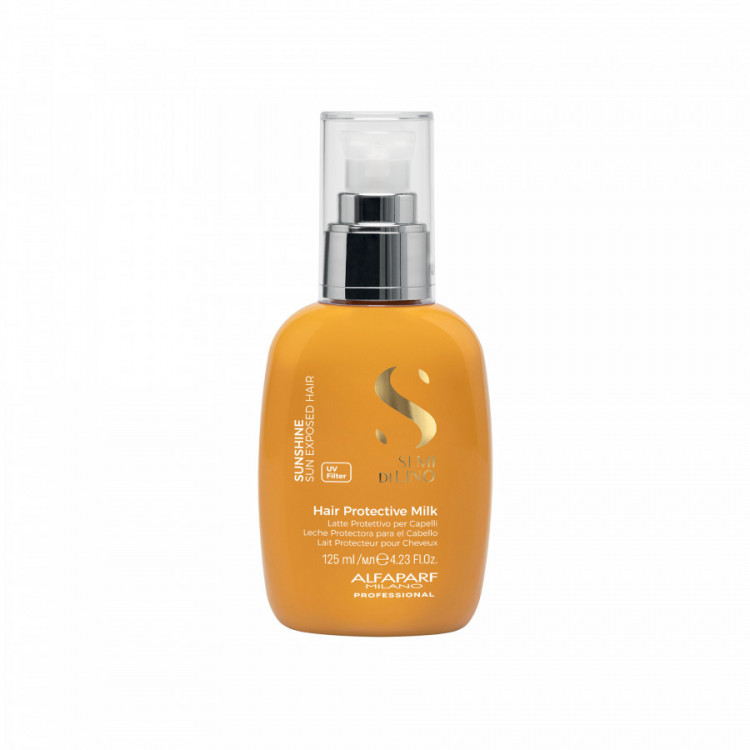 Lait protecteur cheveux sans rinçage avec filtre UV Semi Di Lino Sunshine