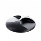 Miroir rond Diamond Noir