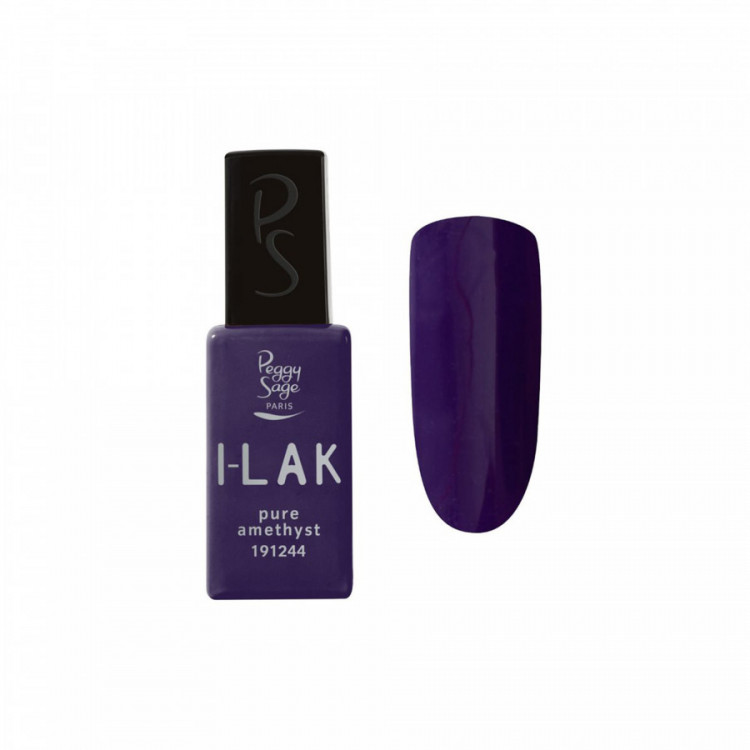 Vernis semi-permanent I-LAK soak off gel polish pure amethyst