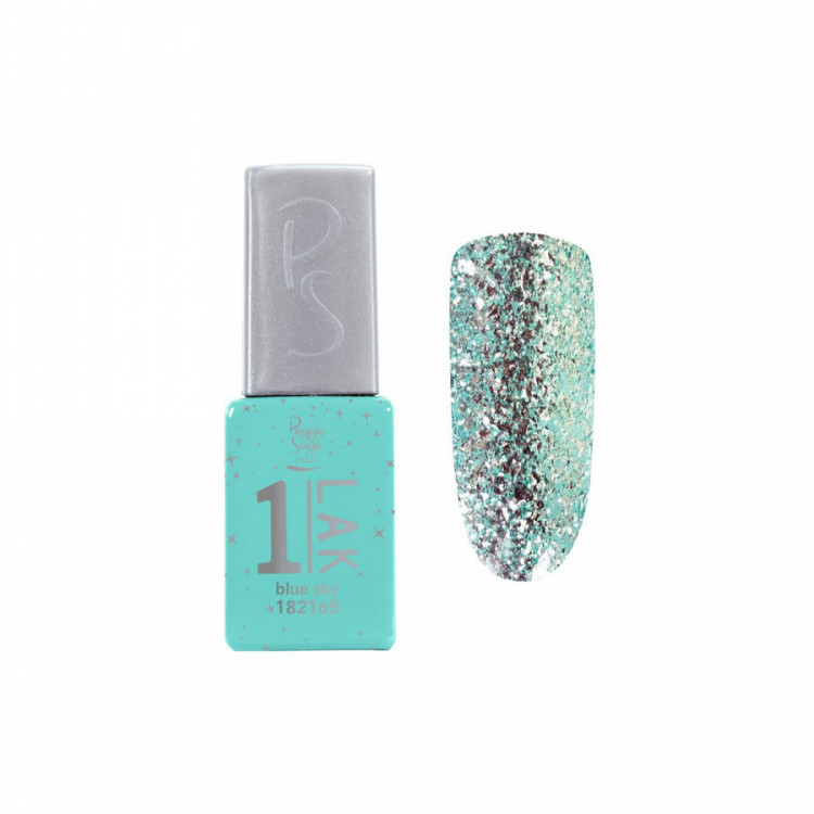 Vernis semi-permanent One-LAK 1-step gel polish blue sky