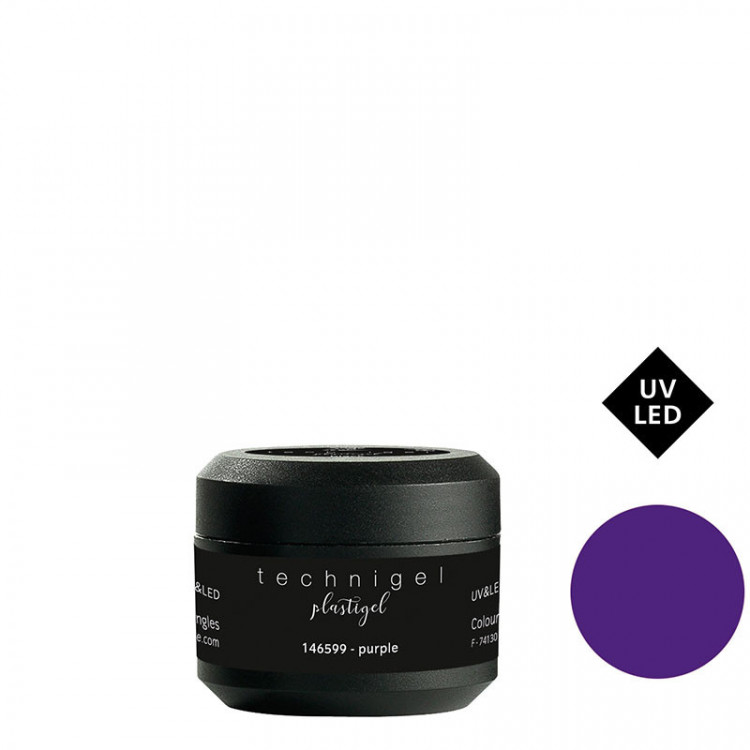 Gel de couleur UV & LED Plastigel - Purple 5g