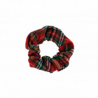 Chouchou tartan Rouge