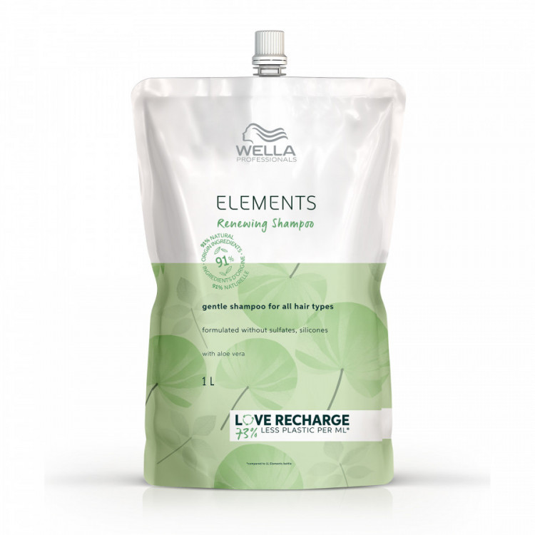 Pochette de recharge Shampoing régénérant Elements - Renewing 1L