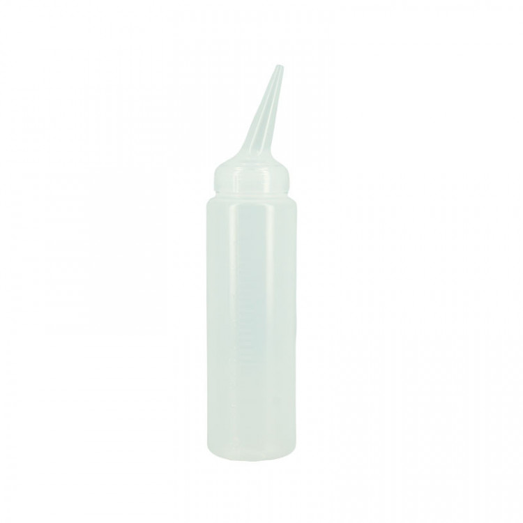 Doseur applicateur transparent avec bec orientable