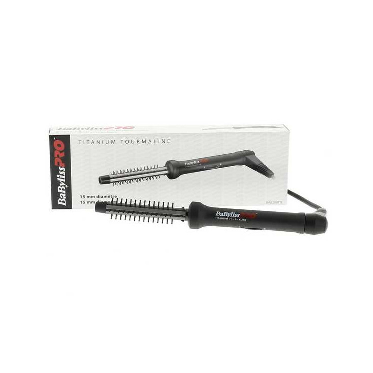 Brosse chauffante 15 mm noir