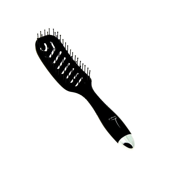 Brosse démêlante Paddle vent Noir mat