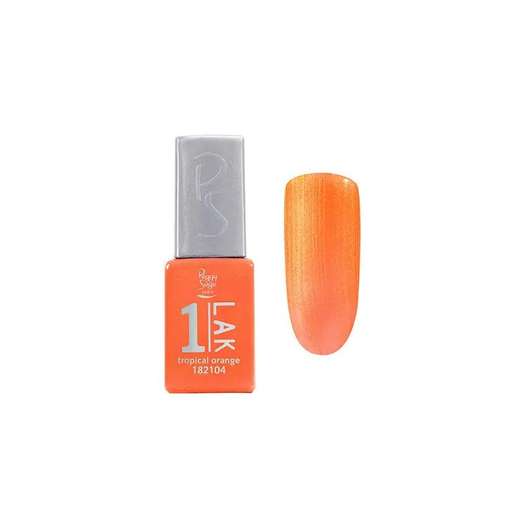 Mini vernis semi-permanent 1-LAK Tropical orange