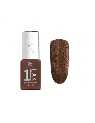 Mini vernis semi-permanent 1-LAK glittery wood