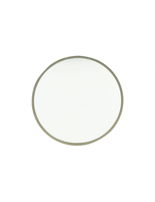 Miroir rond Gris 28cm