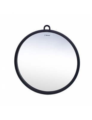 Miroir rond Diamond Noir