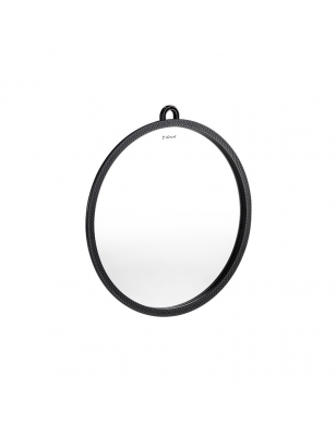 Miroir rond Diamond Noir