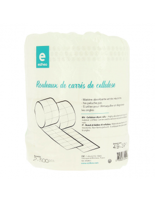 Rouleaux de 500 carrés de cellulose x2