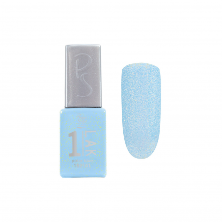 Mini vernis semi-permanent 1-LAK polar blue