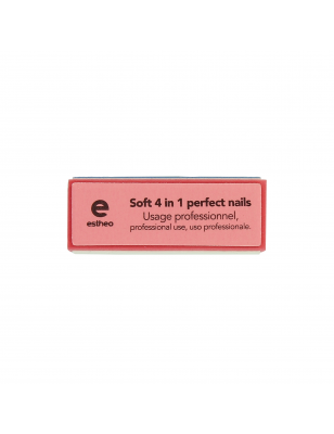 Mini bloc 4 faces - Soft 4 in 1 perfect nails Rose & Bleu