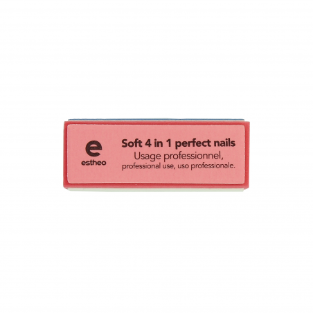 Mini bloc 4 faces - Soft 4 in 1 perfect nails Rose & Bleu