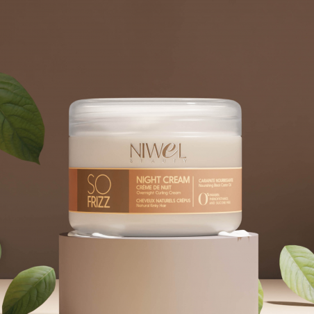 Crème de nuit cheveux naturels crépus So Frizz