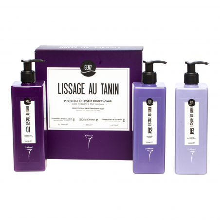 Lissage au tanin GEN7 - Kit pro (3x500ml)