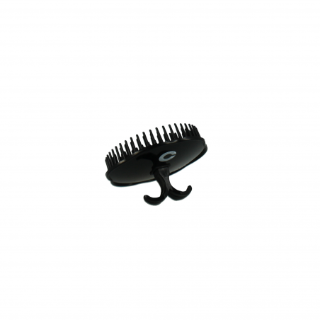 Brosse de massage en plastique Noire