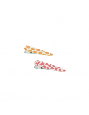 Set de 2 barrettes fruits