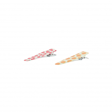 Set de 2 barrettes fruits