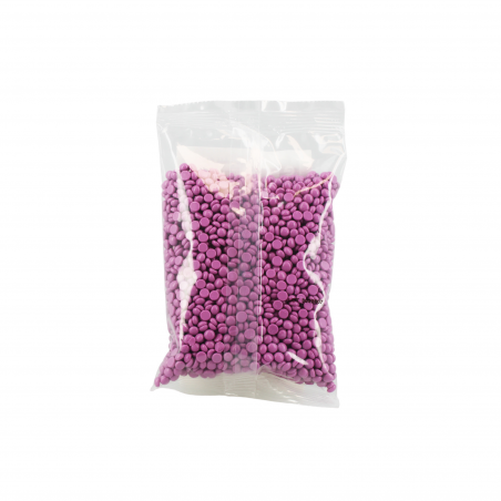 Perles de cire pelable et jetable Multidirectionnelle Lilas 200gr