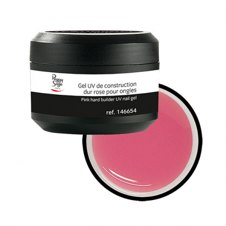 Gel UV de construction dur pour ongles Rose 50g