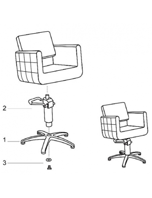 Fauteuil noir Dimoda