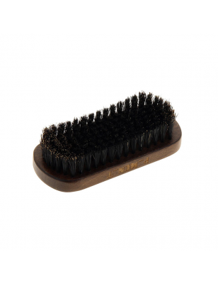 Brosse épouse-barbe large en bois de hêtre et poils de sanglier