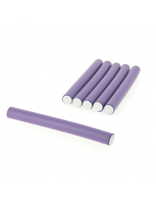 Flexi rollers 20mmx18cm x6 Violet