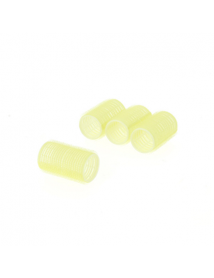 Rouleaux velcro 32mm x4 Jaune