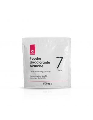 Poudre décolorante blanche 7 tons - Compacte non volatile