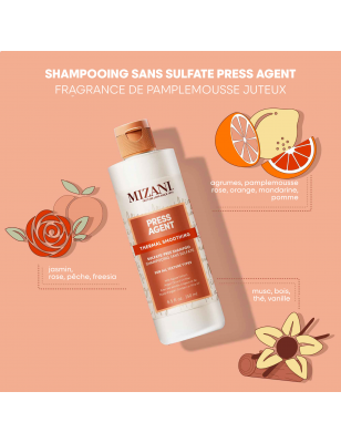 Shampoing sans sulfate Press Agent Thermal Smoothing