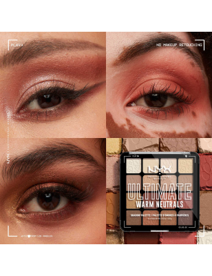 Palette 16 ombres à paupières Ultimate Warm neutral