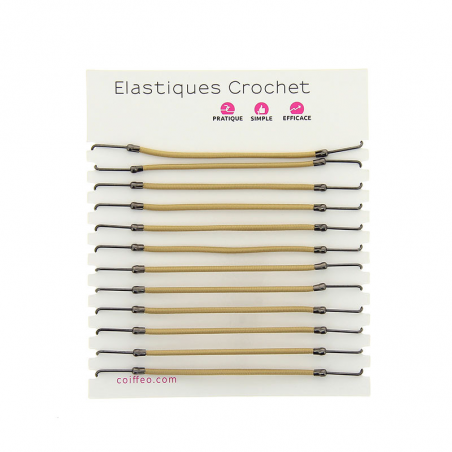 Elastique crochet Blond x12