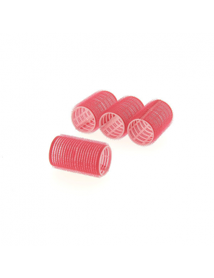 Rouleaux velcro 36mm x4 Rouge