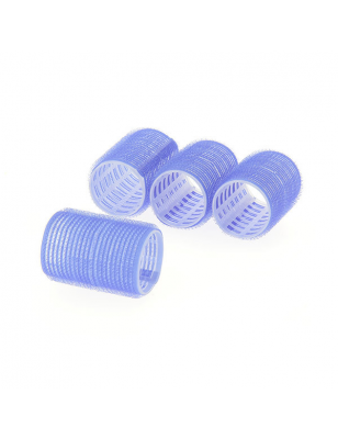 Rouleaux velcro 40mm x4 Bleu