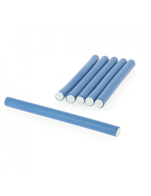 Flexi rollers 14mmx18cm x6 Bleu