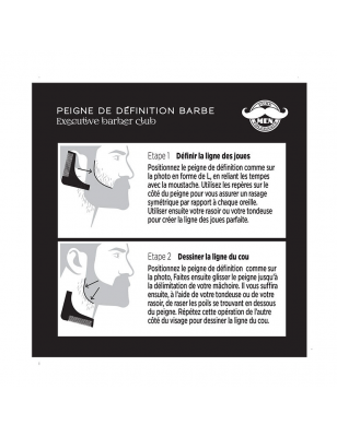 Peigne de définition barbe