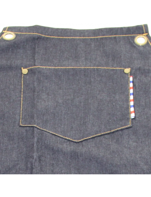 Tablier barber en jean Denim