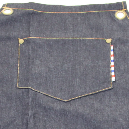 Tablier barber en jean Denim