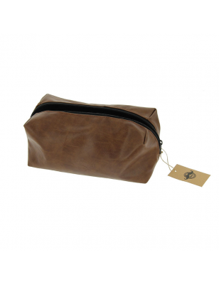 Trousse de toilette Barber Marron 23.5x14.5x 11cm