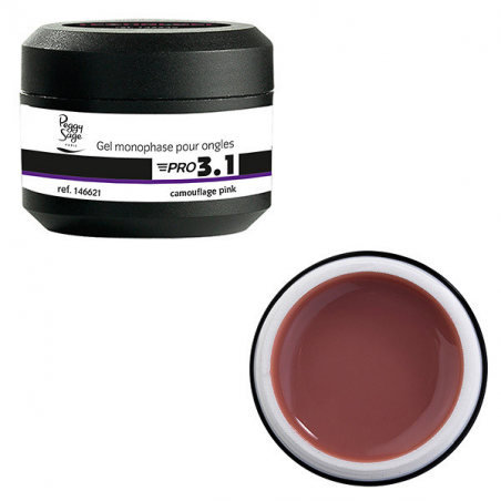 Gel de construction 3 en 1 Pro 3.1 Camouflage pink 15g