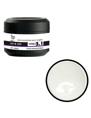 Gel de construction 3 en 1 Pro 3.1 French manucure Blanc 15g