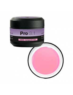 Gel de construction 3 en 1 Pro 3.1 Transparent rosé