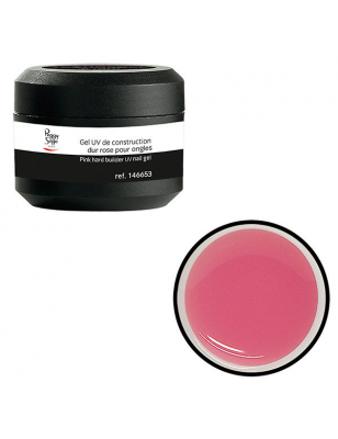 Gel UV de construction dur pour ongles Rose 15g