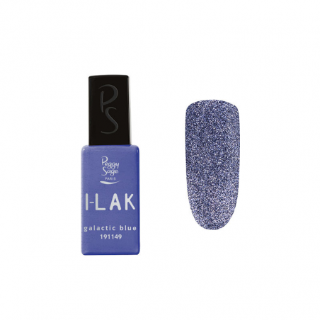 Vernis semi-permanent I-LAK - Galactic blue