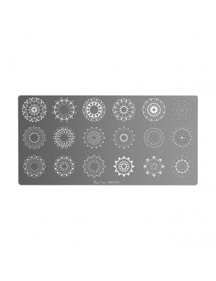 Plaque de stamping nail art Mandala mini