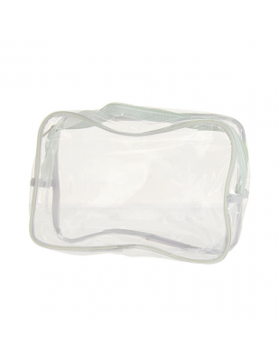 Trousse transparente PVC Blanc