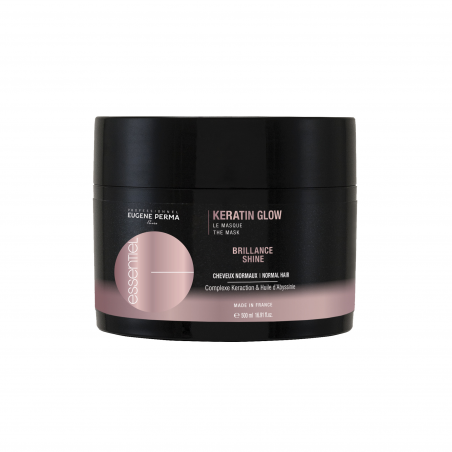 Masque réparation brillance Keratin Glow Essentiel